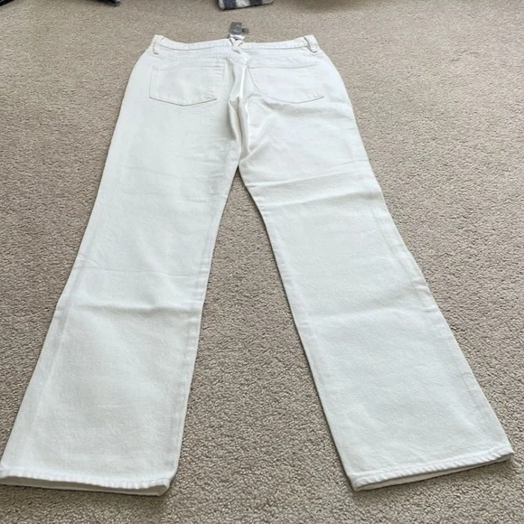 J.Crew straight leg off white jeans - Picture 5 of 6